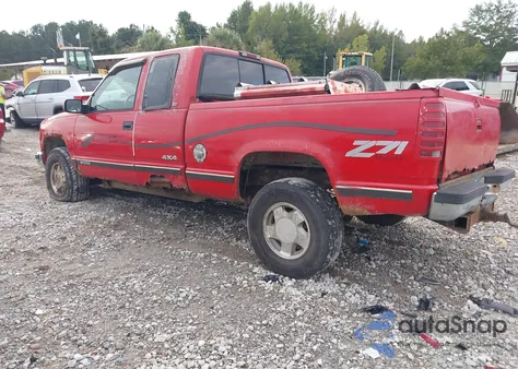 1997 Chevrolet K1500 Fleetside z USA, uszkodzony, nr VIN 1GBEK19R5VE185250